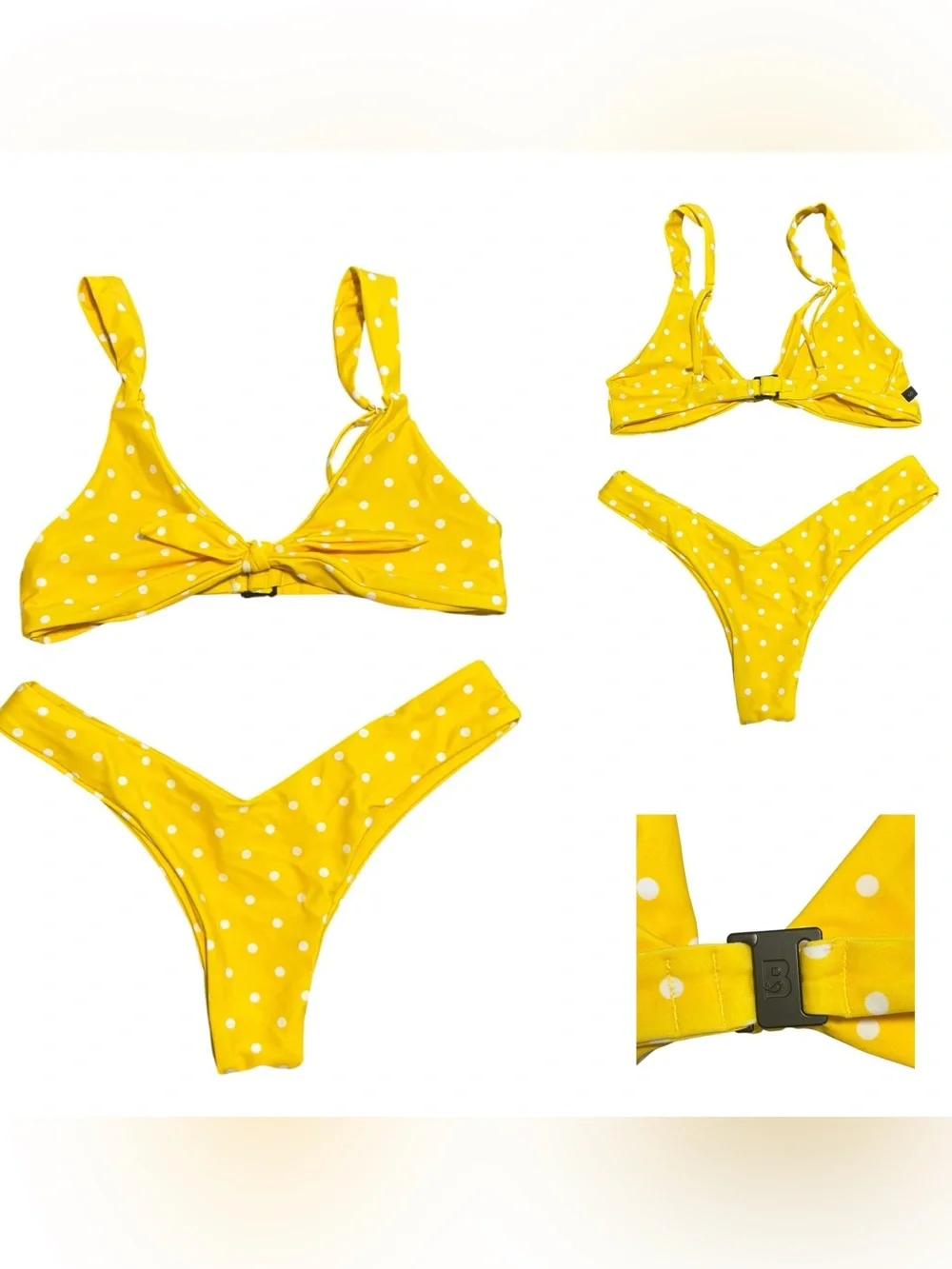 Yellow Polka Dot Bikini